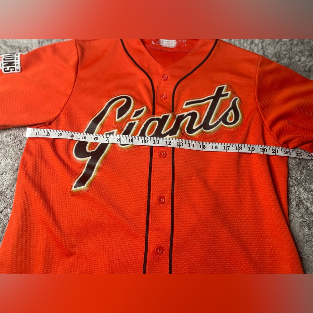 Rare Mens 2014 Majestic San Francisco Giants World Series Championship Jersey - Picture 5 of 9